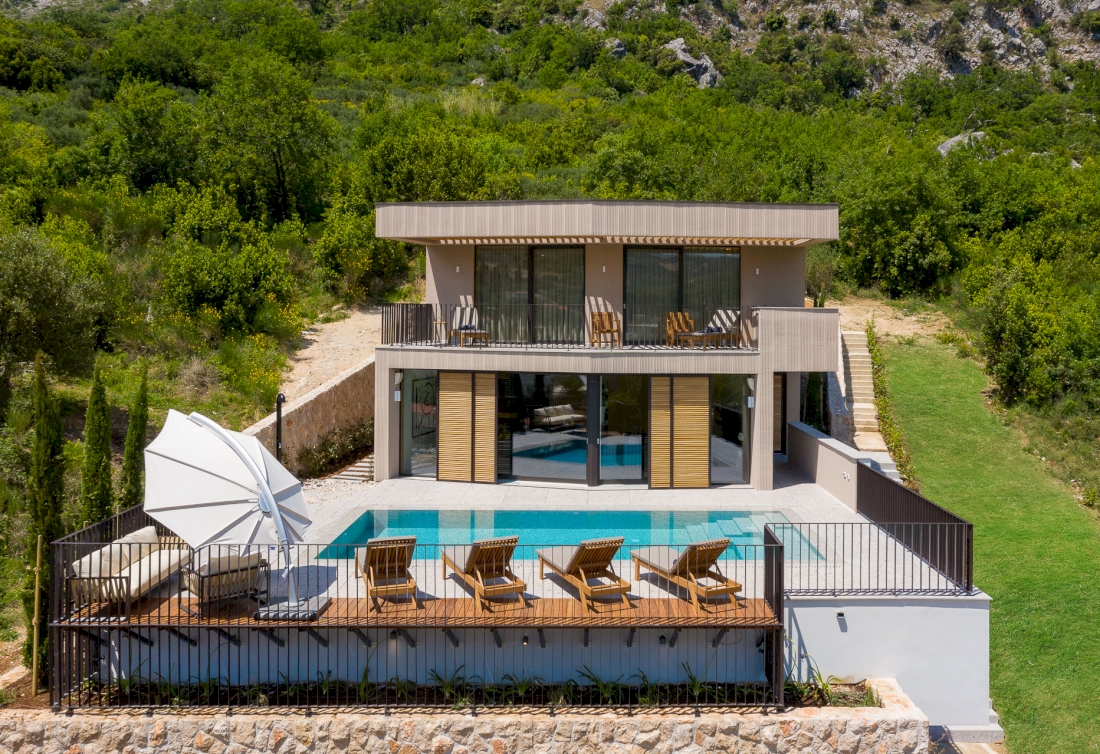 Dubrovnik Riviera - modern design villa near the sea