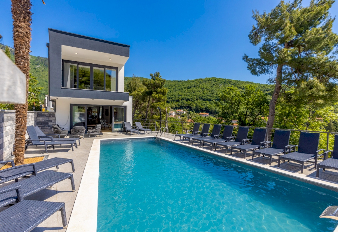  Modern villa with pool near the sea - Opatija Riviera